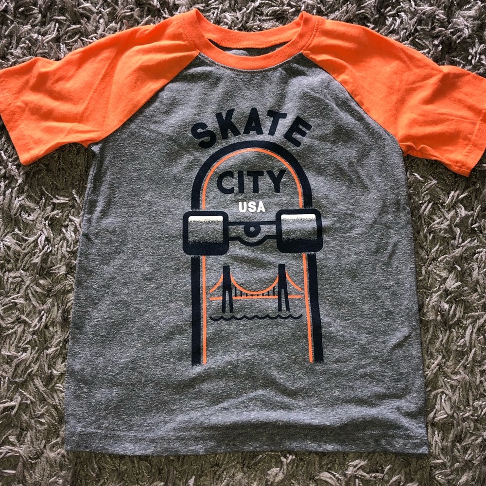 Jumping Beans Size 7 Skateboard Shirt